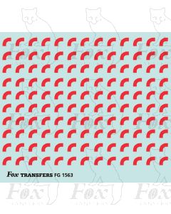 Corners in red - Medium-Radius corners 1.5mm