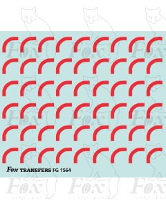 Corners in red - Large-Radius 1.5mm