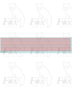 Lining in red - Medium lines, 298mm x 0.75mm