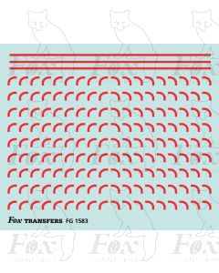 Corners in red - Medium-Radius