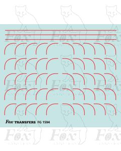 Corners in red - Large-Radius 0.35mm