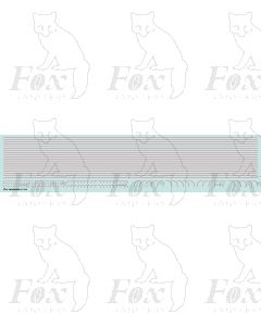 Lining in red - Fine lines, 298mm x 0.35mm with Corners