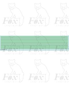 Lining in green - Medium lines, 298mm x 0.75mm