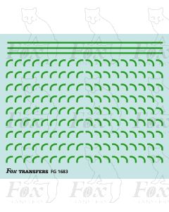 Corners in green - Medium-Radius 