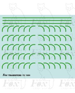 Corners in green - Large-Radius 