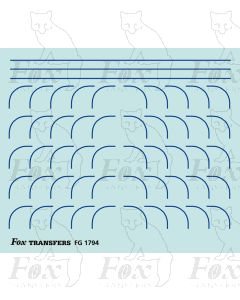 Corners in blue - Large-Radius 0.35mm