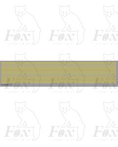 Lining in yellow -  Medium lines, 298mm x 0.75mm