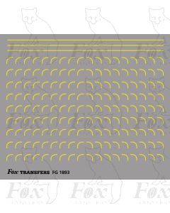 Corners in yellow - Medium-Radius 0.35mm