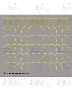 Corners in yellow - Large-Radius 0.35mm