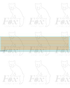 Lining in orange - Medium lines, 298mm x 0.75mm