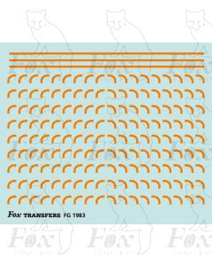 Corners in orange - Medium-Radius 0.75mm