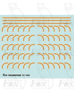 Corners in orange - Large-Radius 0.75mm