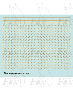 Corners in orange -  Small-Radius 0.35mm
