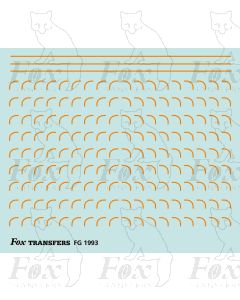 Corners in orange - Medium-Radius 0.35mm