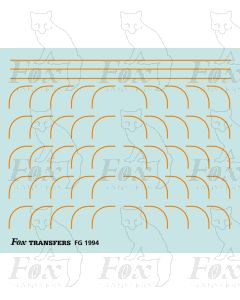 Corners in orange - Large-Radius 0.35mm