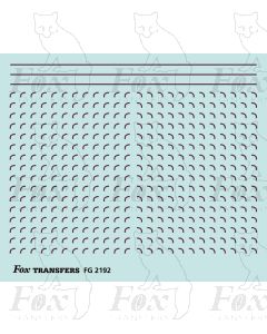 Corners in maroon - Small-Radius 0.35mm