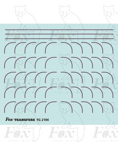 Corners in maroon - Large-Radius 0.35mm