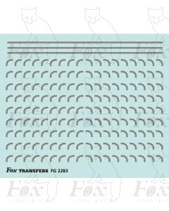 Corners in mid-grey - Medium-Radius 