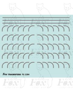 Corners in mid-grey - Large-Radius 