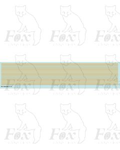 Lining in old gold (burnt ochre) - Medium lines, 298mm x 0.75mm