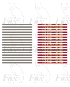 FIFE COAST EXPRESS - Steel Coachboards
