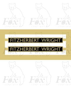 1249  FITZHERBERT WRIGHT