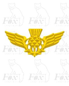 Headboard (ornate) - Flying Thistle - The Deltic Headboard