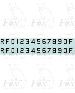 Royal Navy Pennant Lettering and Numbering