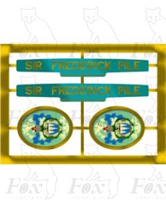 34058 SIR FREDERICK PILE (includes backing plates)