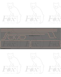 Standard Class 4 76XXX 2-6-0 Loco Lining Set with BR1 Tender Panels