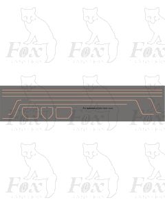 Standard Class 4 76XXX 2-6-0 Loco Lining only