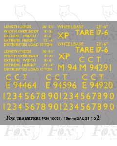 BR CCT - LETTERING AND NUMBERING