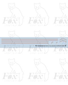 General Mixed Traffic Lining - LNWR & BR Footplate lining (Black Five)