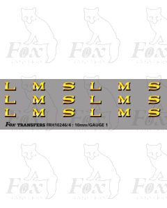 LMS 1930s style Coaching Stock Lettering