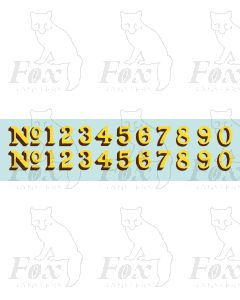 GER GREAT EASTERN RAILWAY Loco Bufferbeam Graphics 