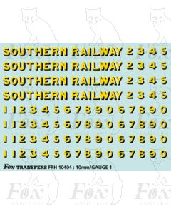 SR - Bulleid Coach Lettering