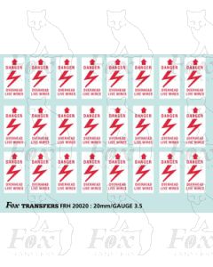 Overhead Live Wire Warning Flashes