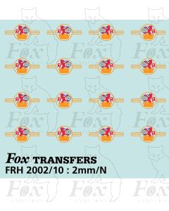 BR Later Lion & Wheel (Ferret & Dartboard) crest