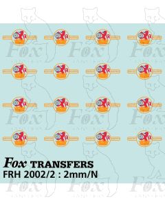 BR Later Lion & Wheel (Ferret & Dartboard) crest