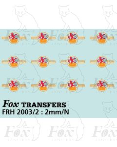 BR Later Lion & Wheel (Ferret & Dartboard) crest