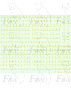 Steam Cabside Numbering - 3 sizes (CREAM)