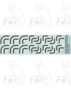 General orange/black/orange Lining