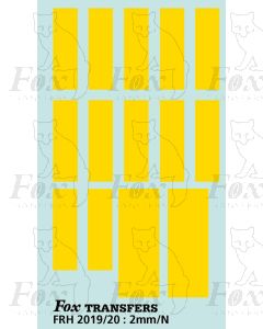 (DMU) small yellow warning panels