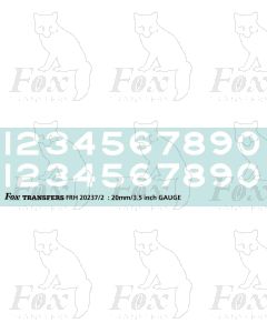 LMS sans serif Smokebox Numbering