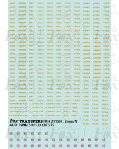 Post-War GREAT WESTERN Livery Coach Brandings