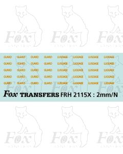 Post-War GREAT WESTERN Livery Coach Brandings