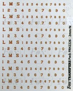 LMS Loco graphics 1927-late 1930s for Crimson Lake Livery