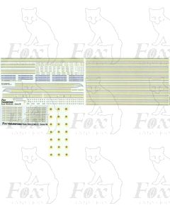 LMS Coronation Scot Blue/Silver Coaching Stock Complete Livery