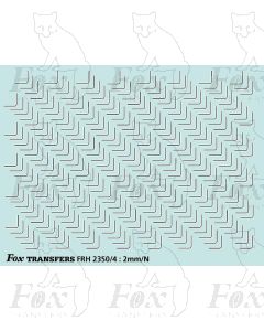 General white/black/white Lining