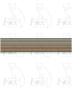 Old Gold and black coach lining